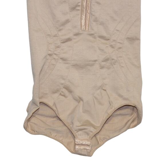 Beige Nude Shapewear Bodysuit Size L-XL - Picture 4 of 6